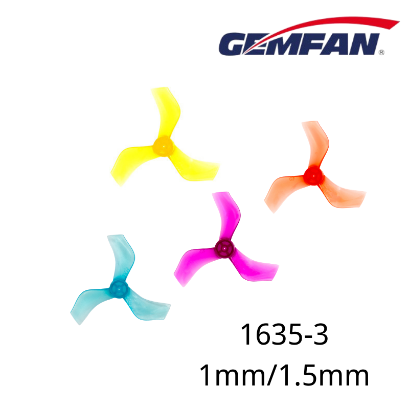 Fpv Drone Motor - Gemfan 1635 Elica a 3 Pale