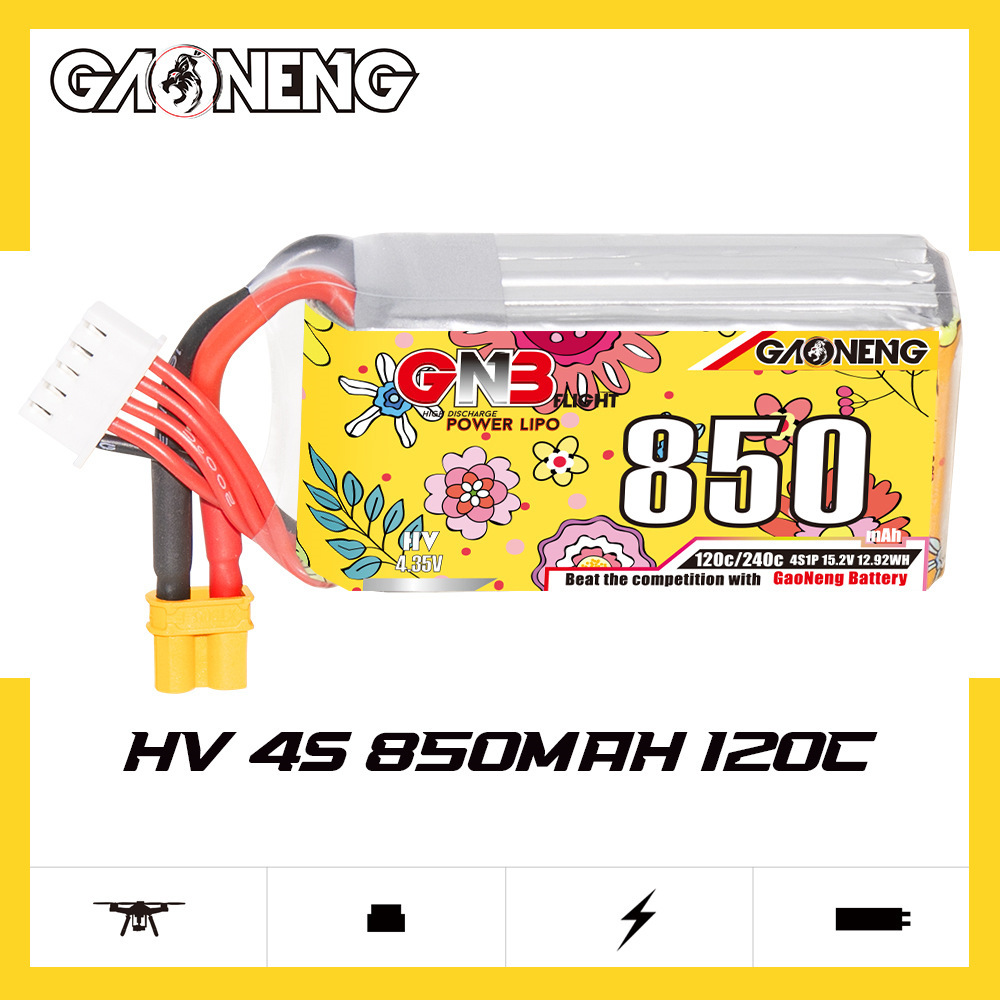 Batteria Lipo GNB 4S 15.2V 850 - Fpv Drone Charger recensione e prezzo